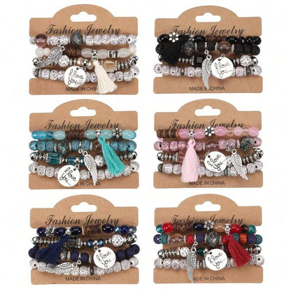 DIEZI Multicolor Bohemian Beaded Bracelet