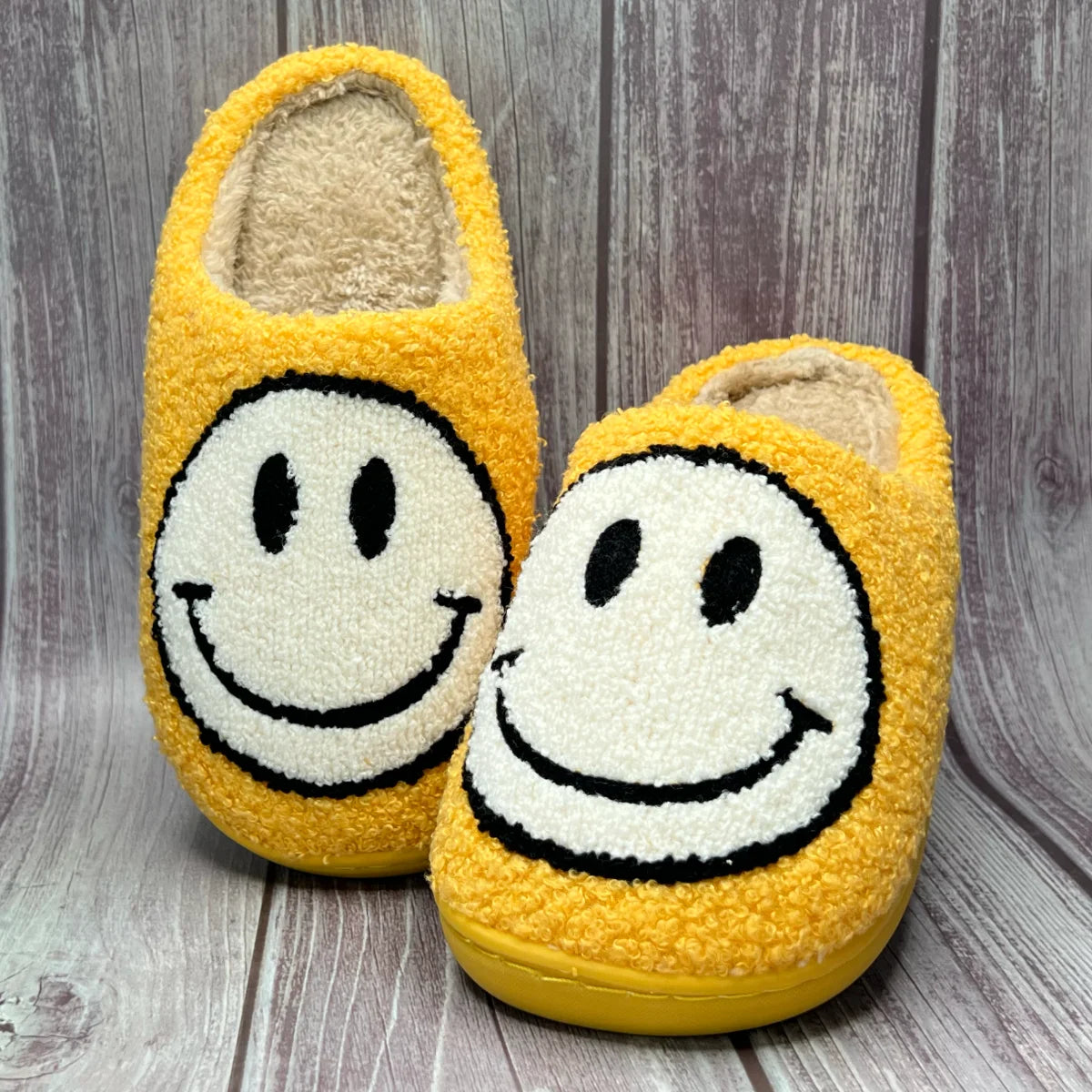 SMILEY FACE SLIPPERS