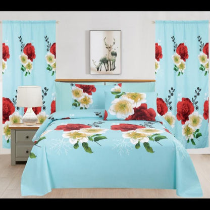 Sunflower Bedding Set, Yellow Sheet Single Double Queen, King Size, Elastic Duvet Cover, Pillowcase Country Style Bed Comforters