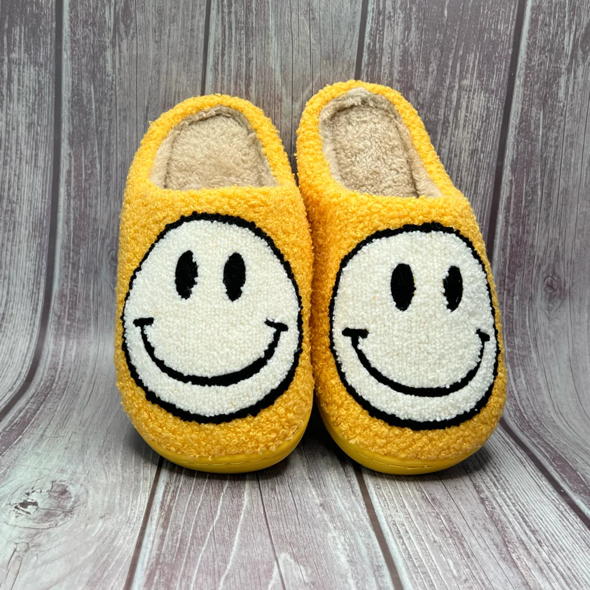 SMILEY FACE SLIPPERS