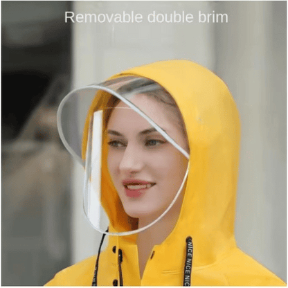 Long hooded raincoat raincoat fashion poncho